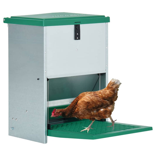 Mangiatoia Automatica per Pollame Feedomatic con Pedale 12 kg - homemem39