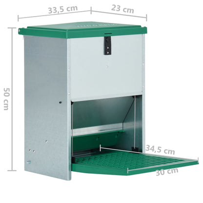 Mangiatoia Automatica per Pollame Feedomatic con Pedale 12 kg - homemem39