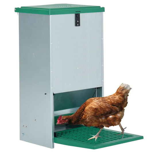 Mangiatoia Automatica per Pollame Feedomatic con Pedale 20 kg - homemem39