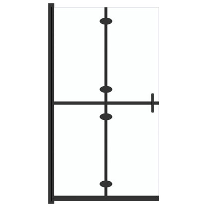 Parete per Doccia Walk-in Pieghevole in Vetro ESG 70x190 cm | homemem39