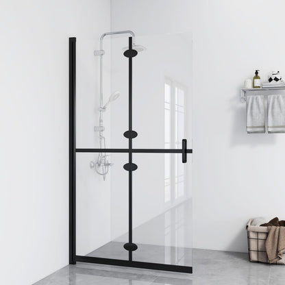 Parete per Doccia Walk-in Pieghevole in Vetro ESG 70x190 cm | homemem39