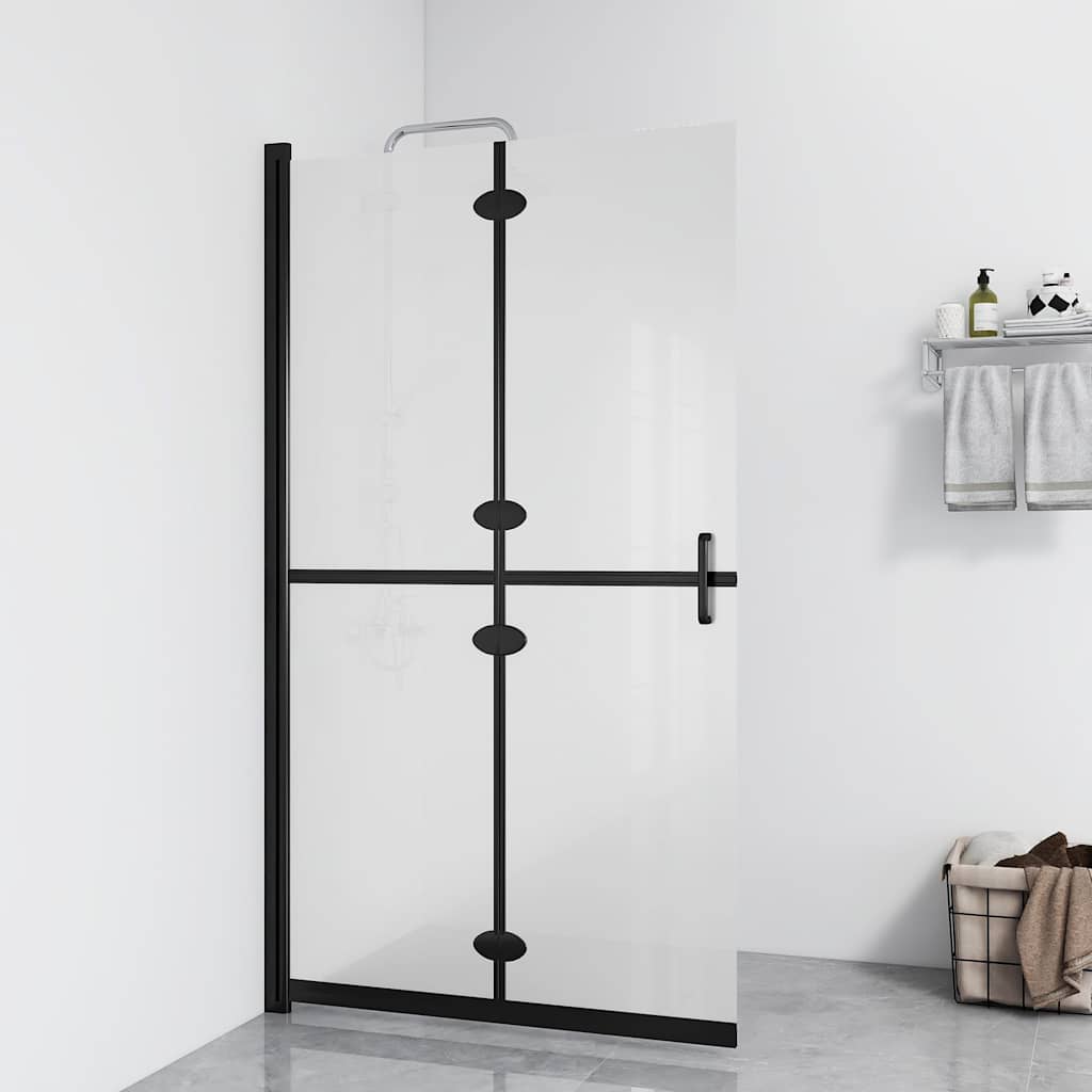 Parete per Doccia Walk-in Pieghevole in Vetro ESG 70x190 cm | homemem39