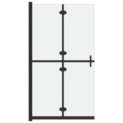 Parete per Doccia Walk-in Pieghevole in Vetro ESG 100x190 cm - homemem39