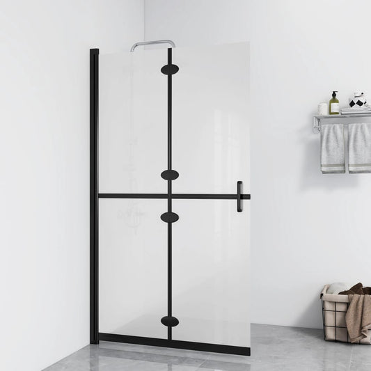 Parete per Doccia Walk-in Pieghevole in Vetro ESG 120x190 cm - homemem39