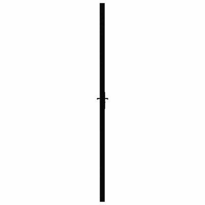 Porta da Interno ESG Vetro e Alluminio 76x201,5 cm Nera | homemem39