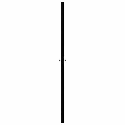 Porta da Interno ESG Vetro e Alluminio 83x201,5 cm Nera | homemem39