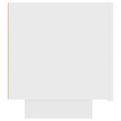 Comodino Bianco 100x35x40 cm in Legno Multistrato - homemem39