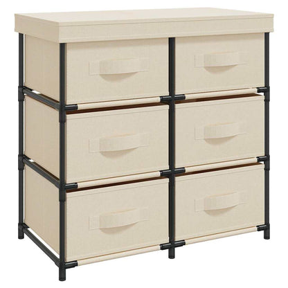 Armadietto con 6 Cassetti 55x29x55 cm in Acciaio