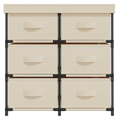 Armadietto con 6 Cassetti 55x29x55 cm in Acciaio