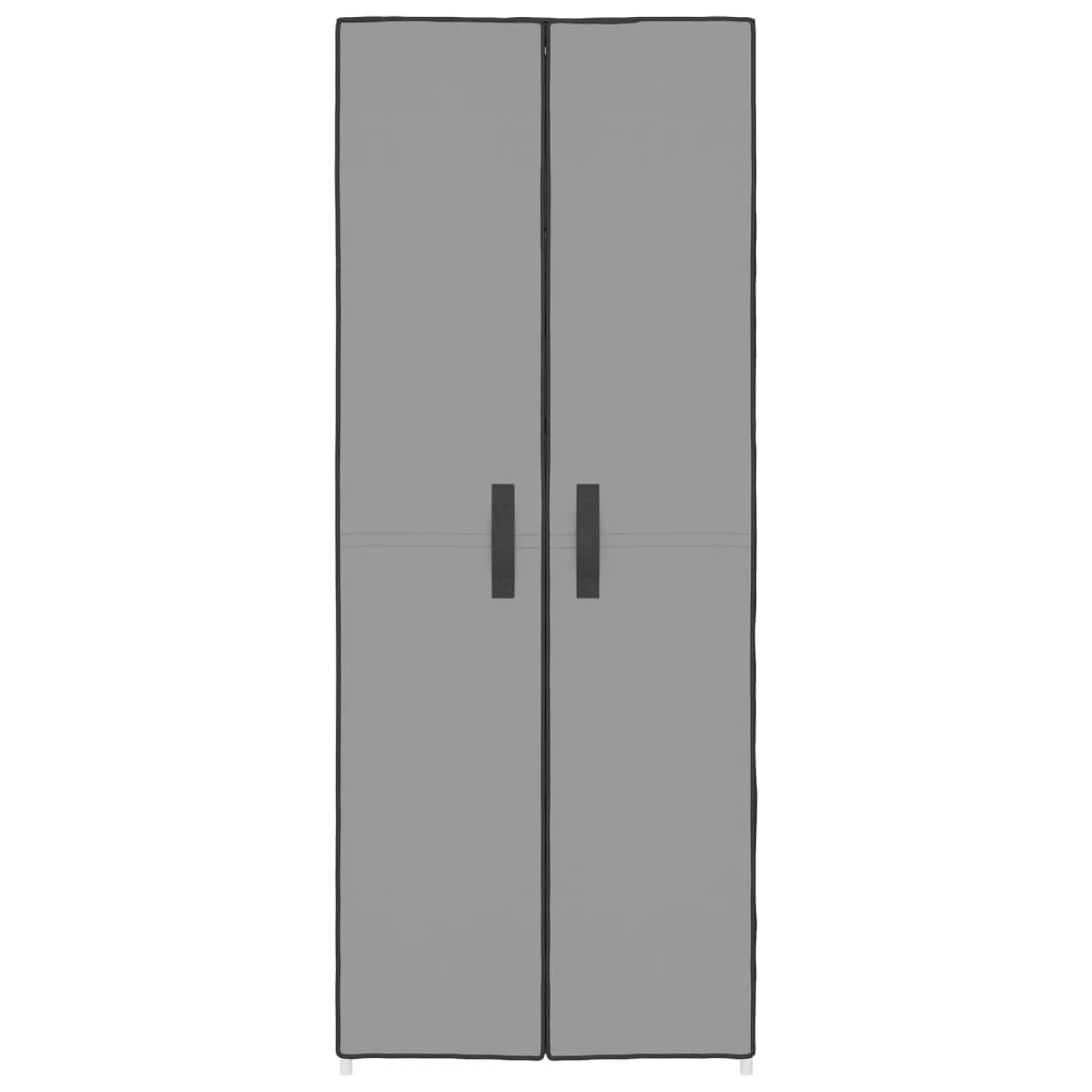 Scarpiera Grigia 60x30x166 cm Tessuto - homemem39