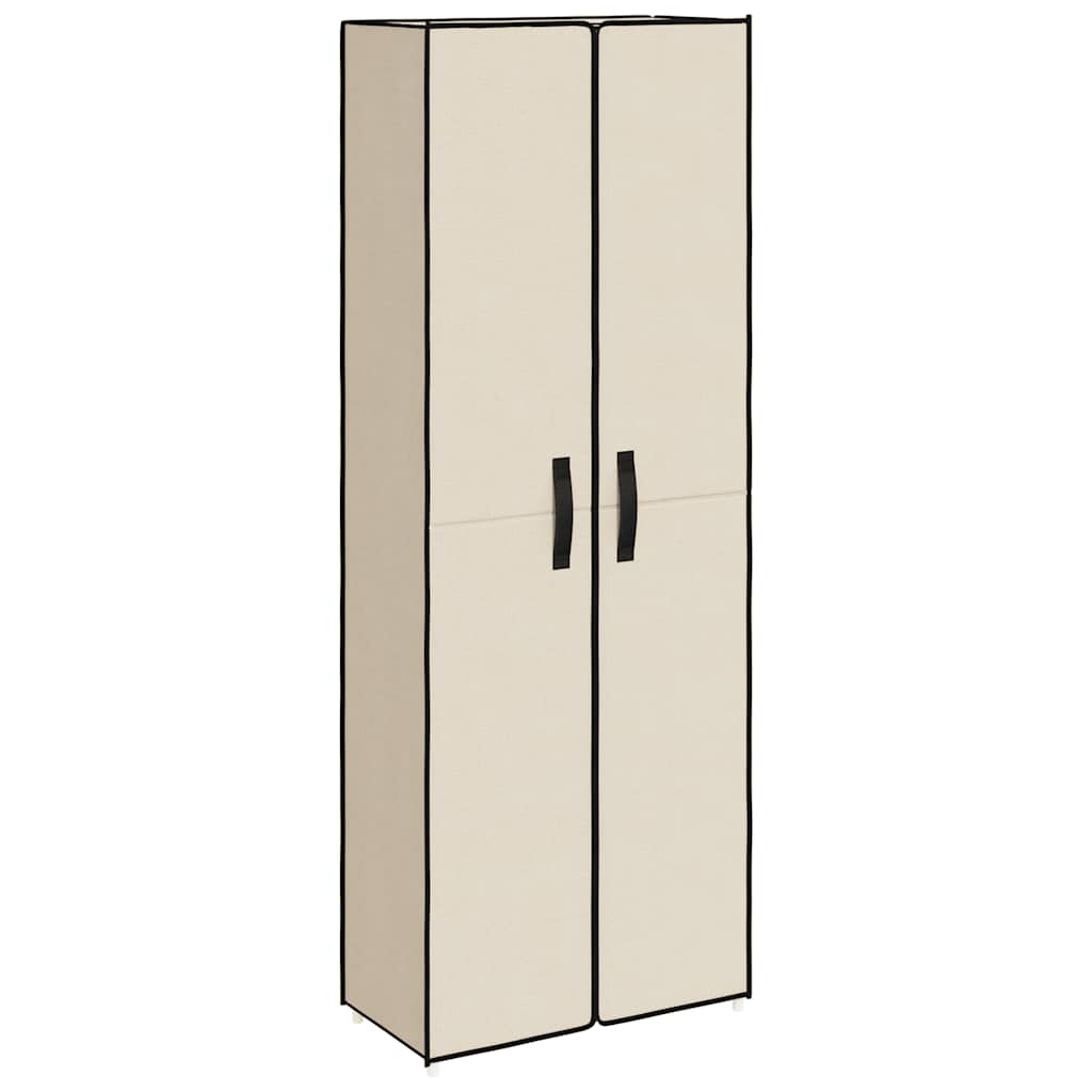 Scarpiera Crema 60x30x166 cm Tessuto