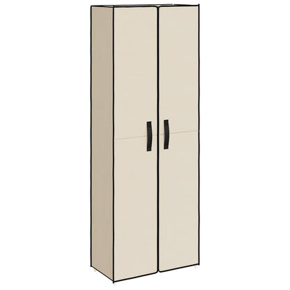 Scarpiera Crema 60x30x166 cm Tessuto