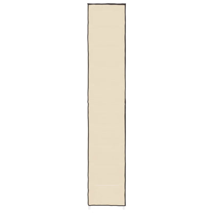 Scarpiera Crema 60x30x166 cm Tessuto - homemem39