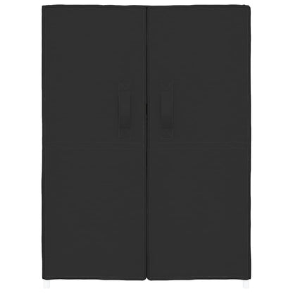 Scarpiera Nera 60x28x90 cm Tessuto - homemem39