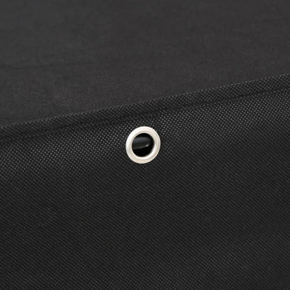 Scarpiera Nera 60x28x90 cm Tessuto - homemem39
