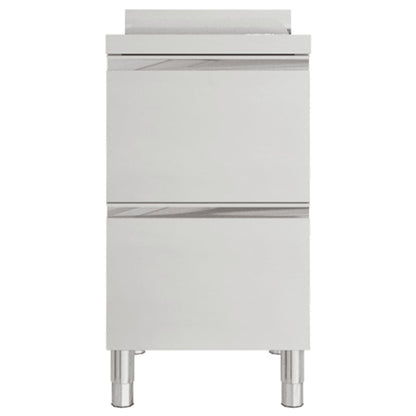 Mobiletto da cucina commerciale con 2 cassetti 50x60x96 cm - homemem39