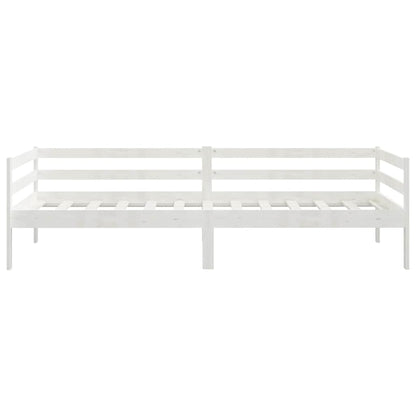 Dormeuse Bianca in Legno Massello di Pino 90x200 cm