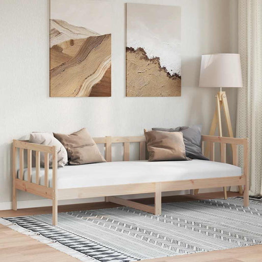 Dormeuse in Legno Massello di Pino 90x200 cm - homemem39