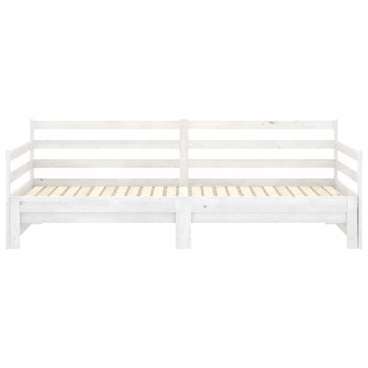 Dormeuse Estraibile Bianca in Massello di Pino 2x(90x200) cm | homemem39