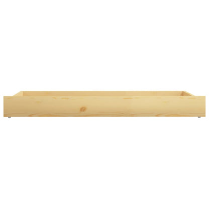 Cassettoni da Letto 2 pz in Legno Massello di Pino - homemem39