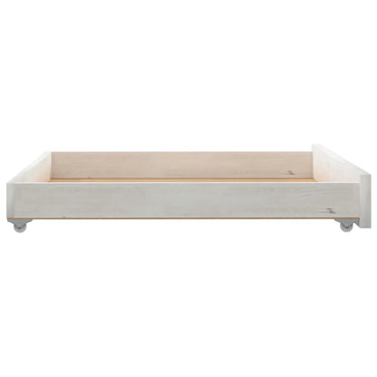 Cassetti per Divano Letto 2 pz in Legno Massello di Pino Bianco - homemem39