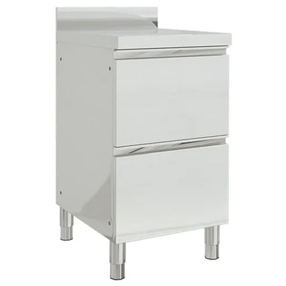 Mobili da cucina commerciali con 2 cassetti 2 pz 50x60x96 cm - homemem39