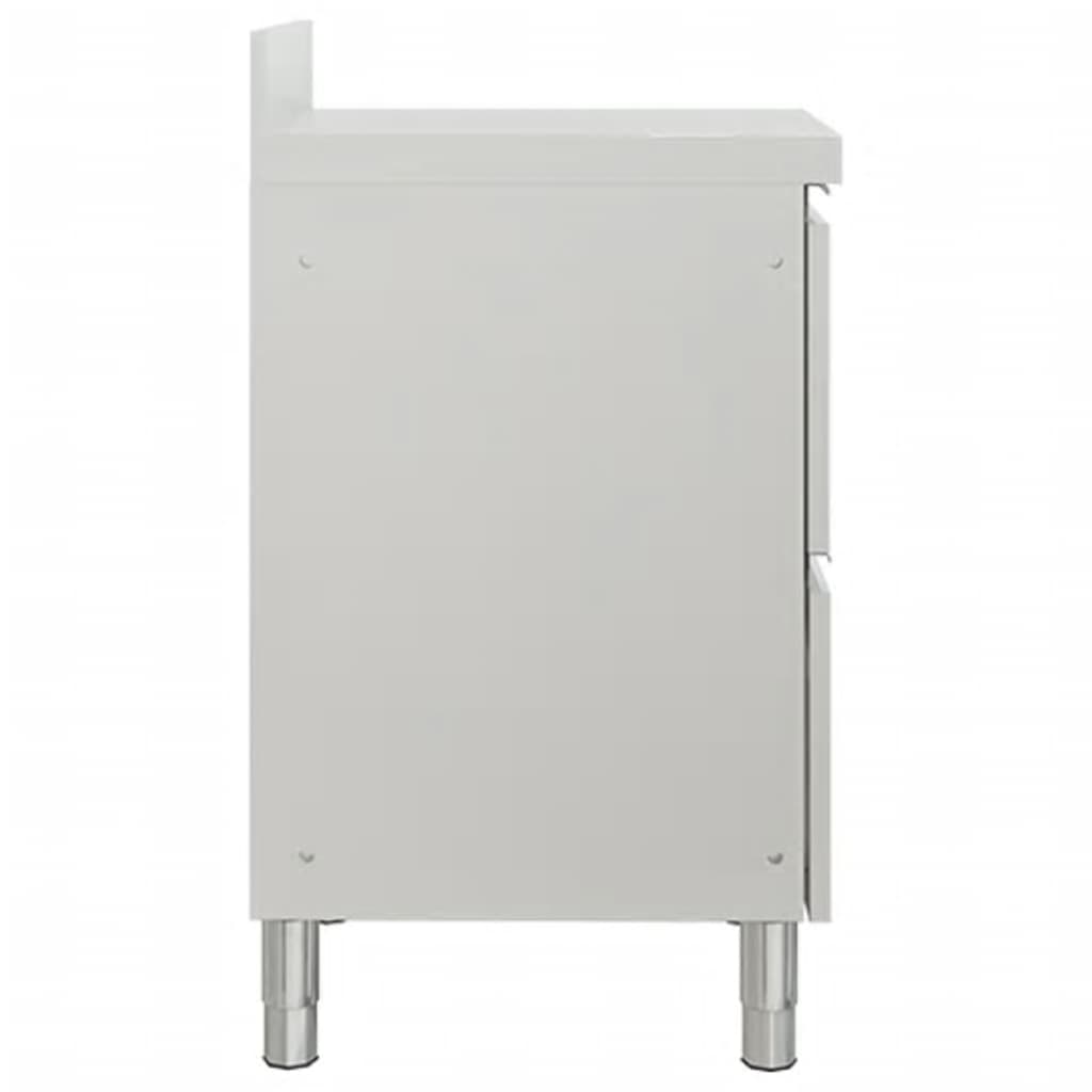 Mobili da cucina commerciali con 2 cassetti 2 pz 50x60x96 cm - homemem39