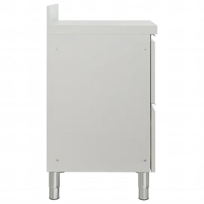 Mobili da cucina commerciali con 2 cassetti 2 pz 50x60x96 cm - homemem39