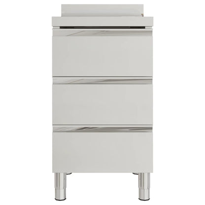 Mobili da cucina commerciali con 3 cassetti 2 pz 50x60x96 cm - homemem39