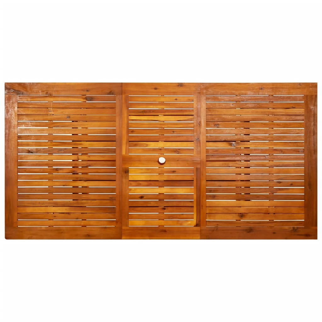 Tavolo da Pranzo per Esterni (150-200)x100x75cm Massello Acacia | homemem39