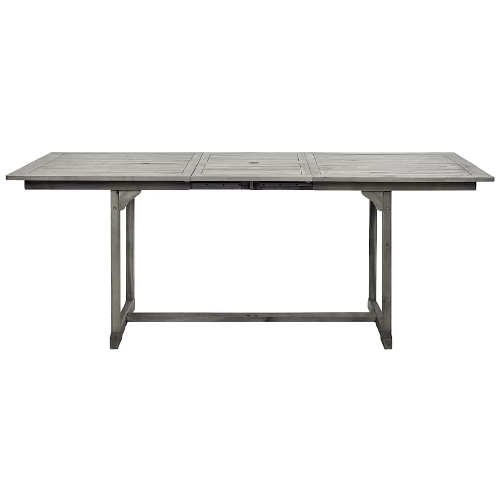 Tavolo da Pranzo per Esterni (150-200)x100x75cm Massello Acacia | homemem39