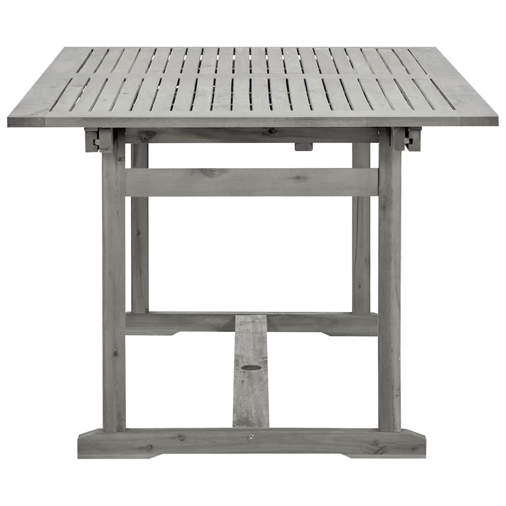 Tavolo da Pranzo per Esterni (150-200)x100x75cm Massello Acacia | homemem39