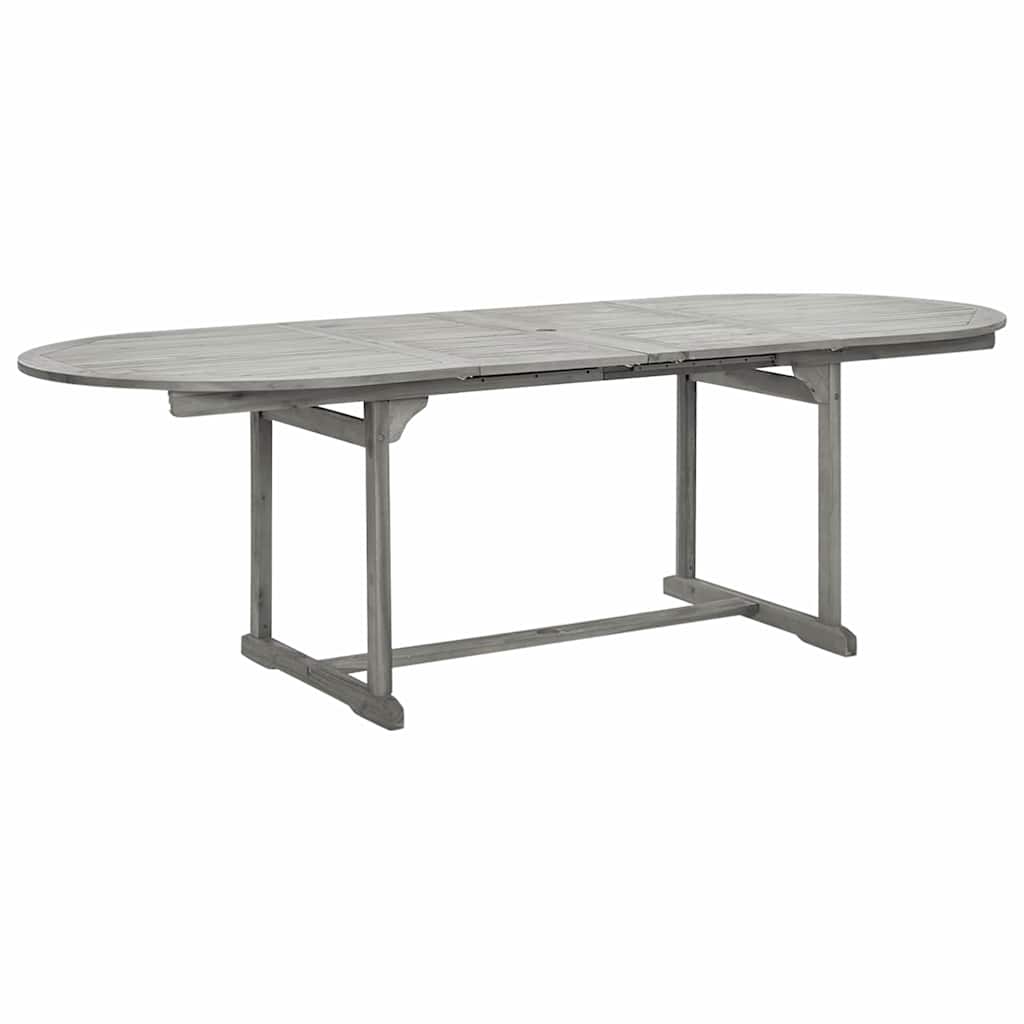 Tavolo da Pranzo per Esterni (160-240)x100x75cm Massello Acacia