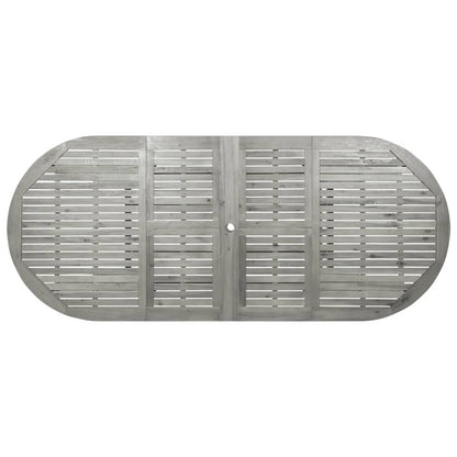 Tavolo da Pranzo per Esterni (160-240)x100x75cm Massello Acacia