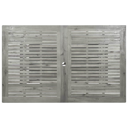 Tavolo da Pranzo per Esterni (160-240)x100x75cm Massello Acacia