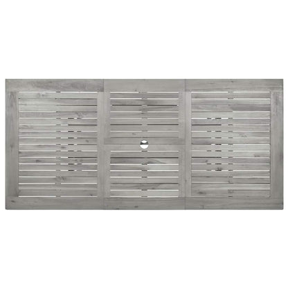 Tavolo da Pranzo per Esterni (120-170)x80x75 cm Massello Acacia