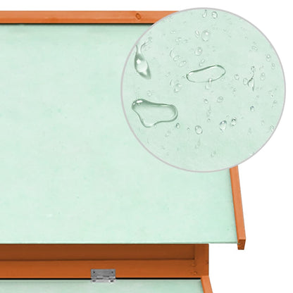 Pollaio 150x96x110 cm in Legno Massello di Abete - homemem39