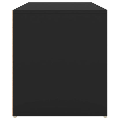 Panca da Ingresso 80x40x45 cm Nera in Truciolato - homemem39