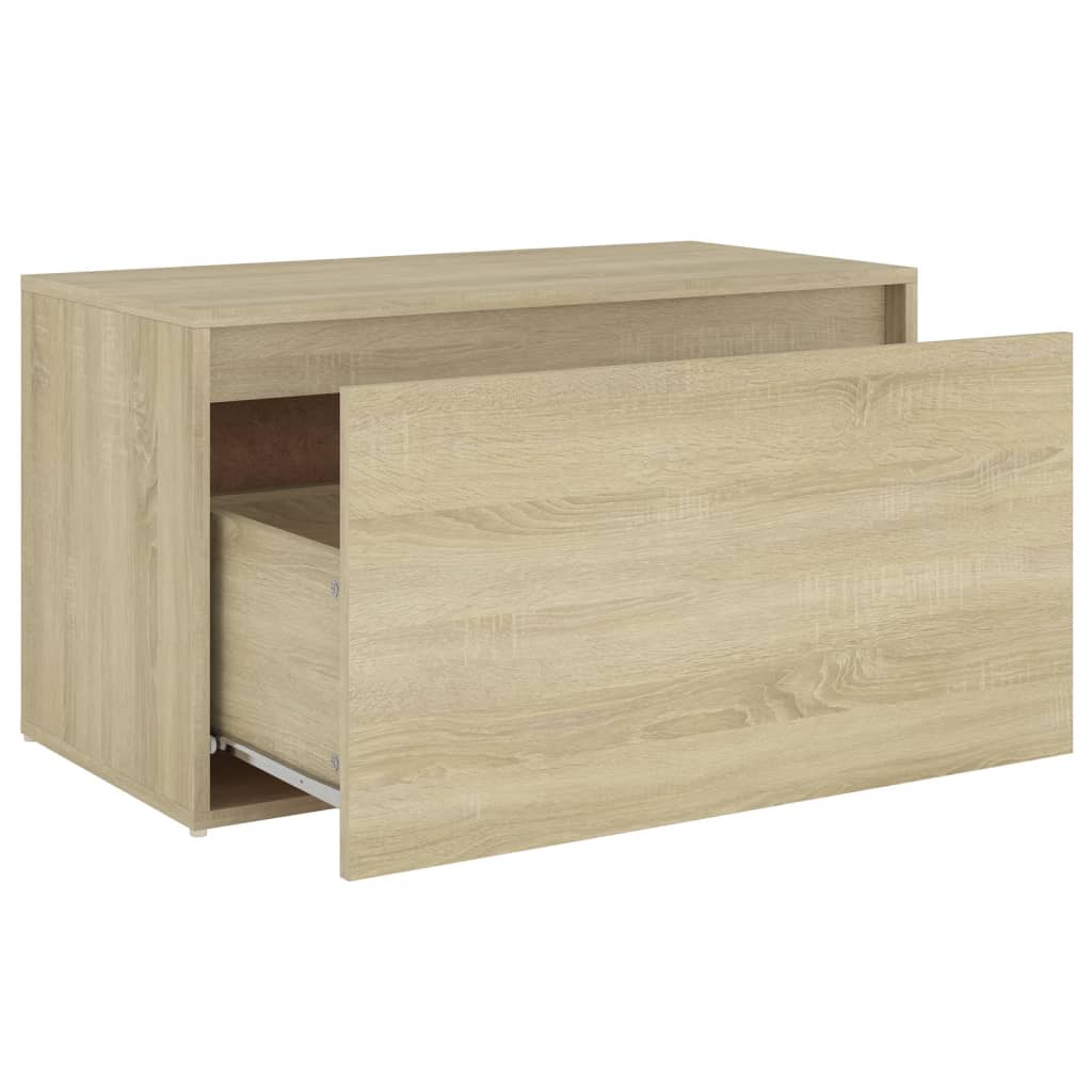 Panca da Ingresso 80x40x45 cm Rovere Sonoma Truciolato - homemem39