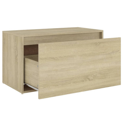 Panca da Ingresso 80x40x45 cm Rovere Sonoma Truciolato - homemem39