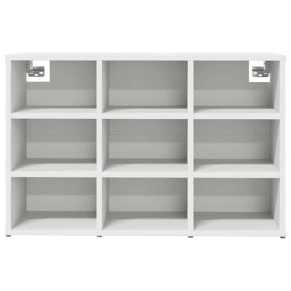 Mobile per scarpe Bianco 77,5 x 30 x 51 cm Legno multistrato