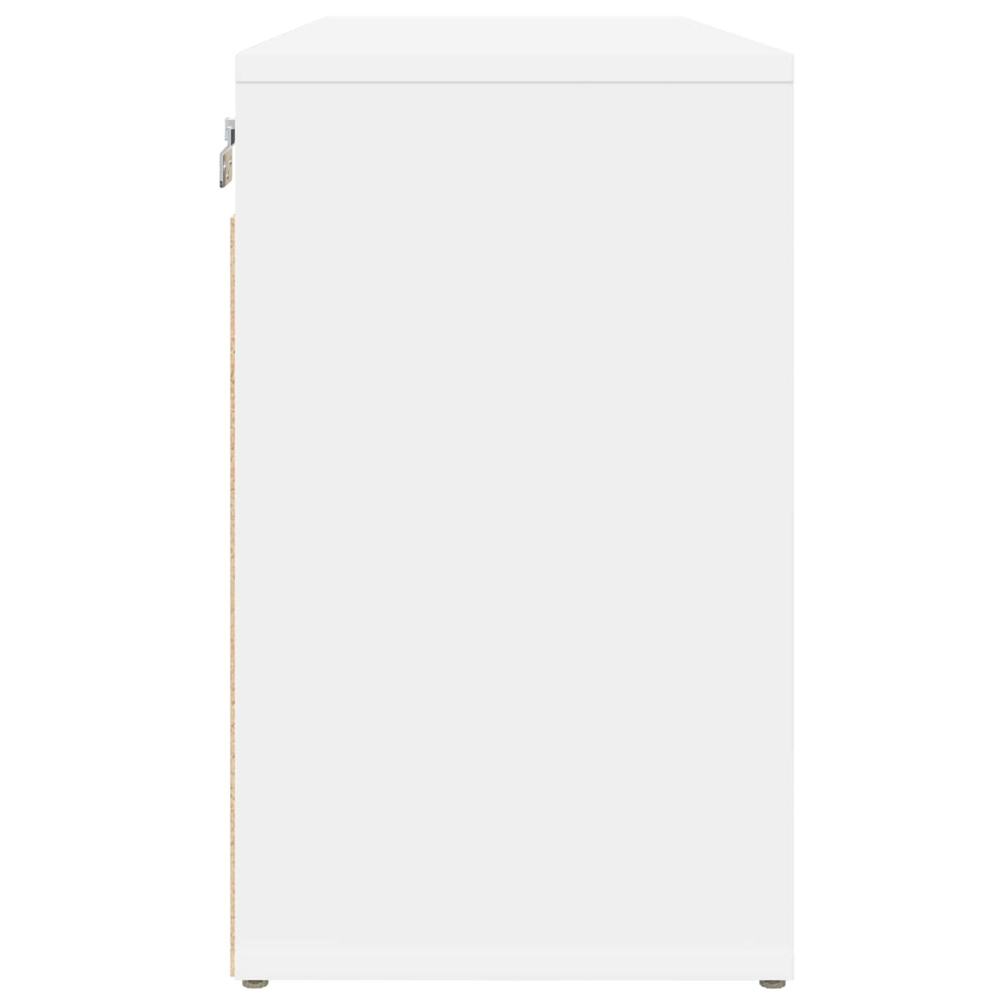 Mobile per scarpe Bianco 77,5 x 30 x 51 cm Legno multistrato