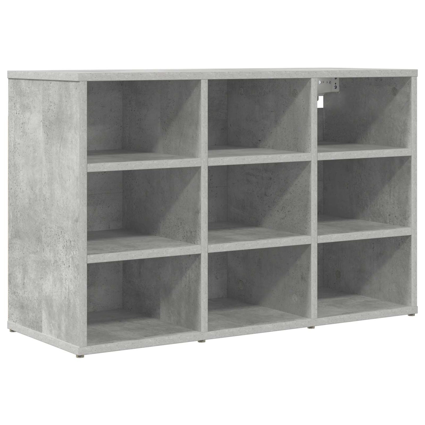 Mobile per scarpe Grigio cemento 77,5 x 30 x 51 cm