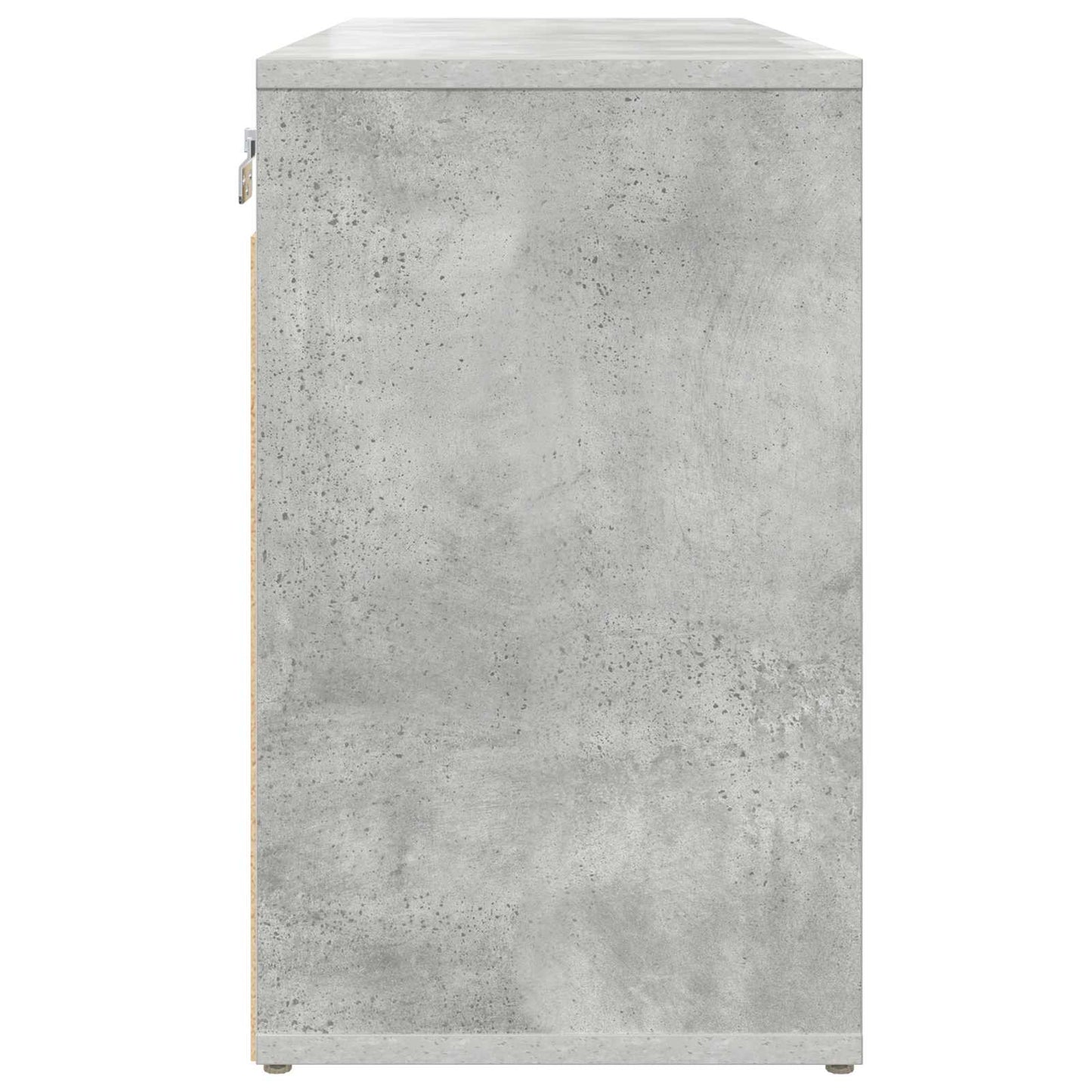 Mobile per scarpe Grigio cemento 77,5 x 30 x 51 cm