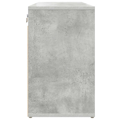 Mobile per scarpe Grigio cemento 77,5 x 30 x 51 cm