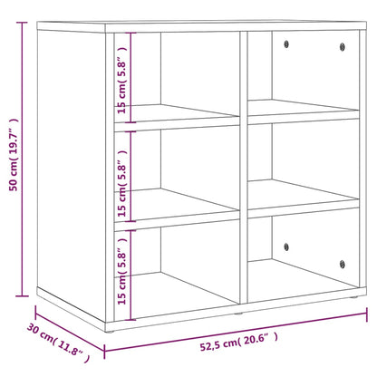 Scarpiera Rovere Sonoma 52,5x30x50 cm - homemem39