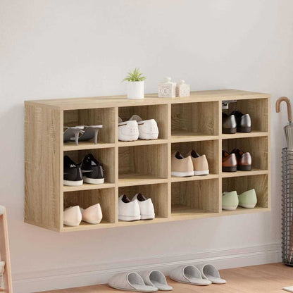 Mobile per scarpe rovere sonoma 103 x 30 x 51 cm