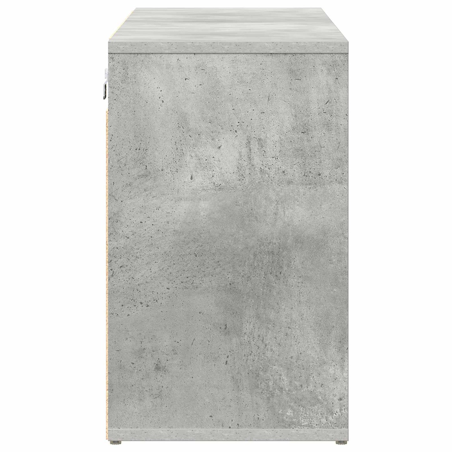 Mobile per scarpe Grigio cemento 103 x 30 x 51 cm