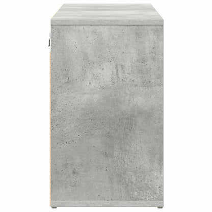 Mobile per scarpe Grigio cemento 103 x 30 x 51 cm