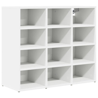 Mobile per scarpe Bianco 77,5 x 30 x 67 cm Legno multistrato